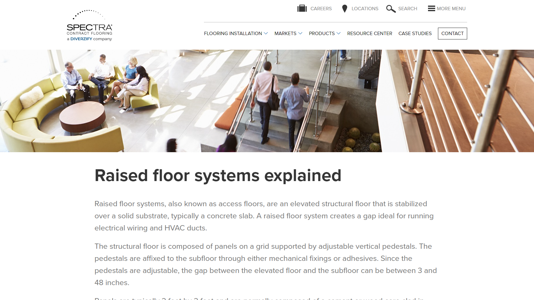 Spectra Contract Flooring - Raised Floor Manufacturer