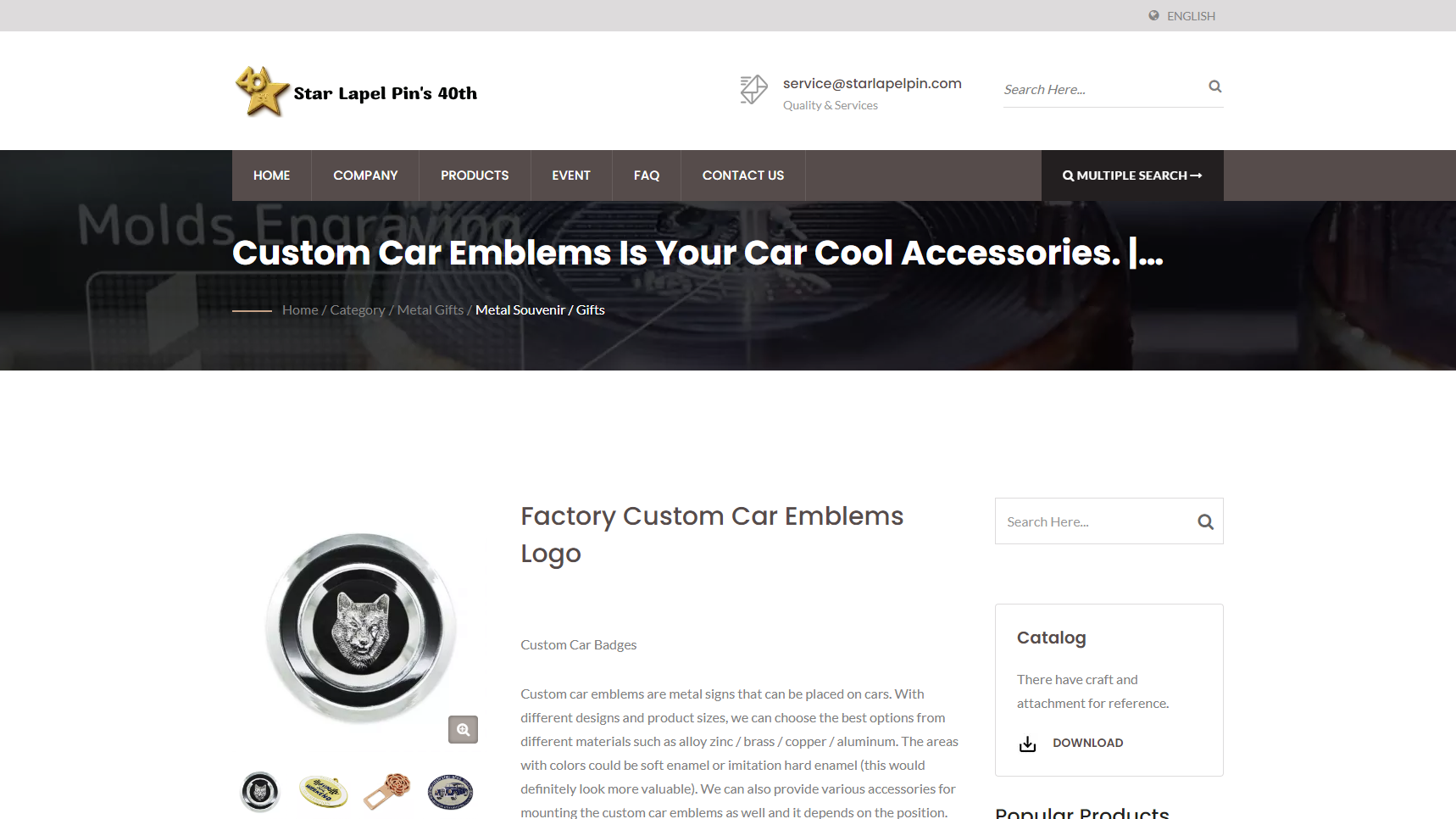 Star Lapel Pin Co., Ltd. - Car Emblem Manufacturer
