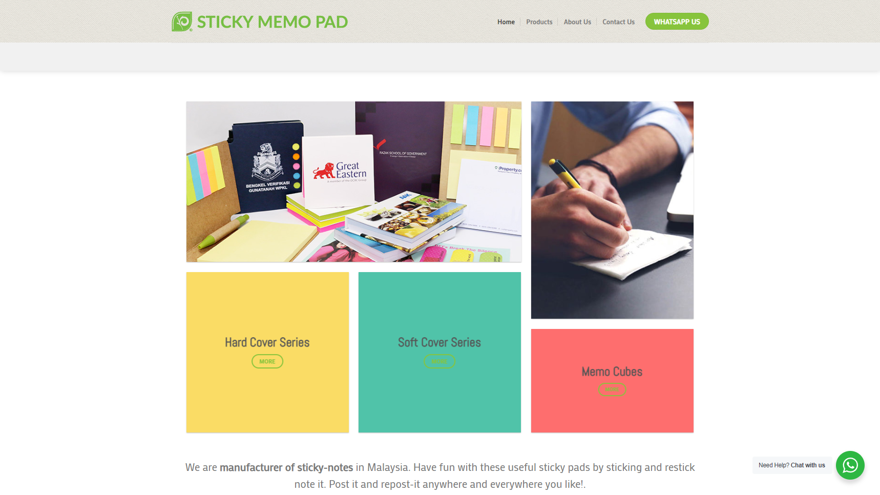 Sticky Memo Pad - Sticky Note Manufacturer