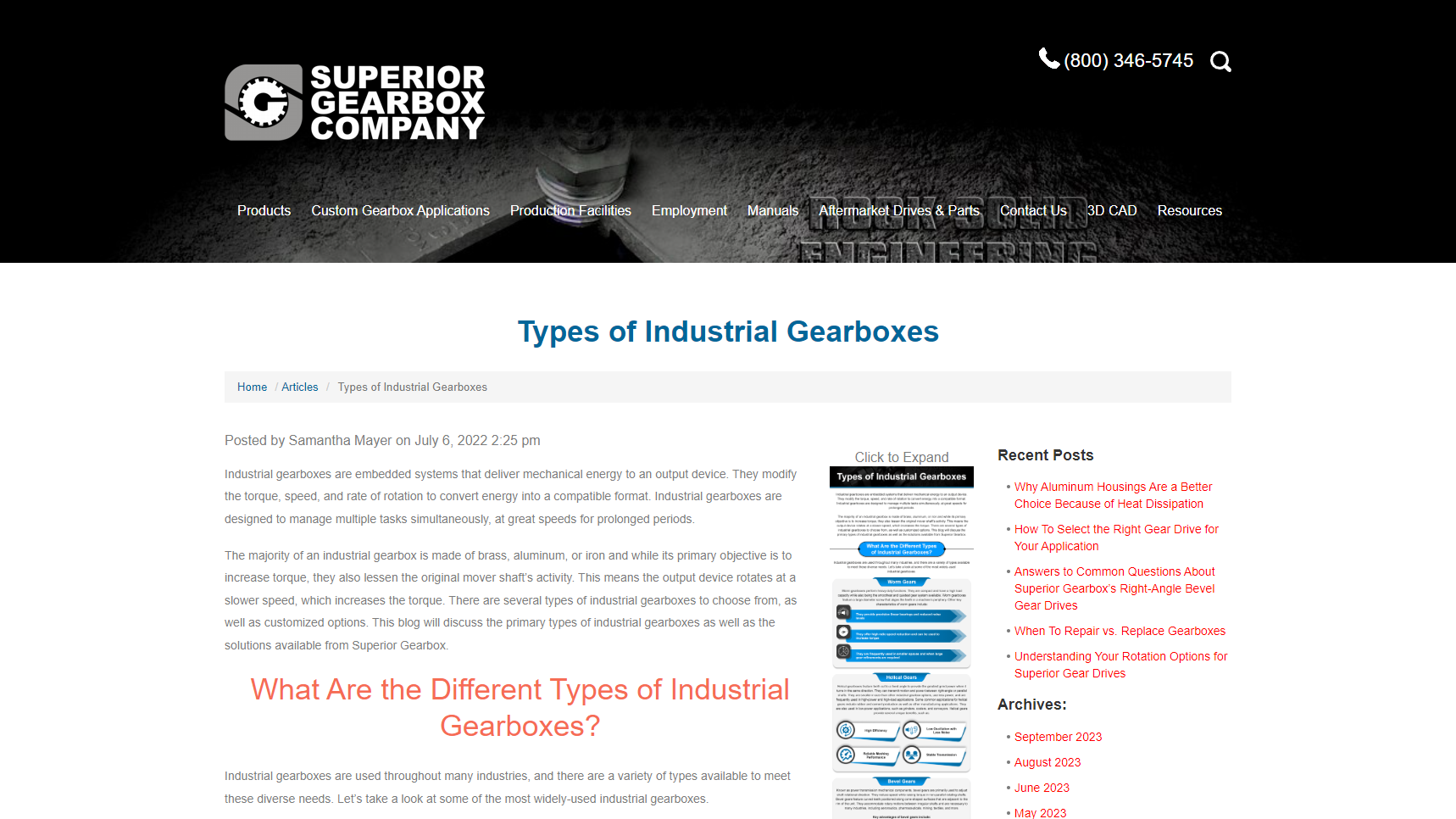 Superior Gearbox Company - Gearbox Manufacturer