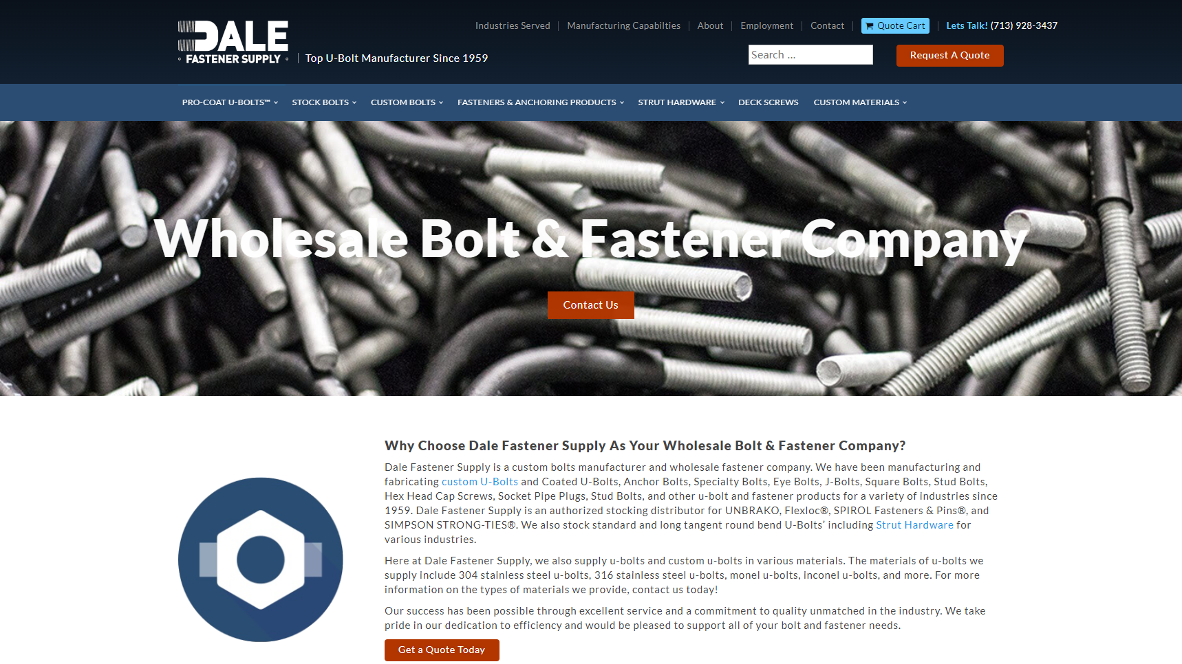 The Dale Company - Bolts Manufacturer