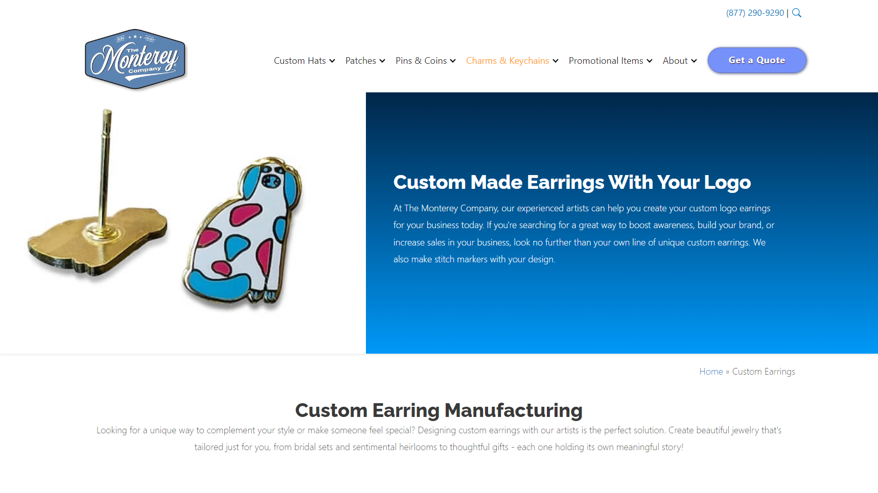 The Monterey Company - Earring Manufacturer