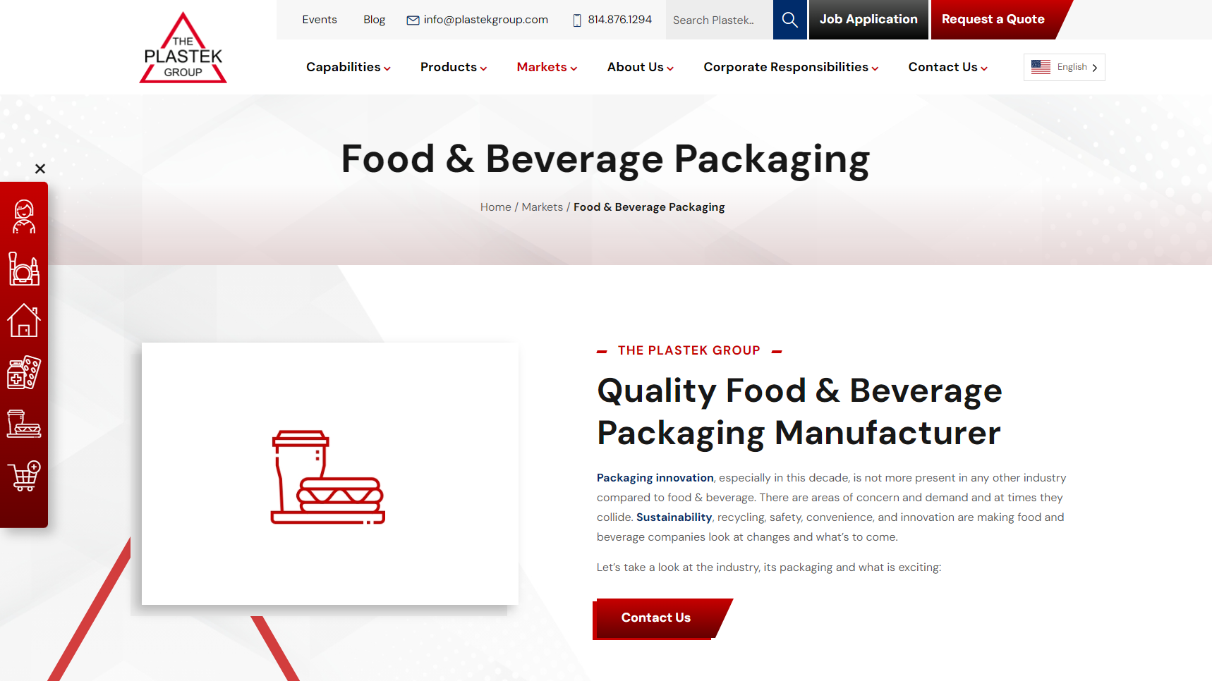The Plastek Group - Food Packaging Manufacturer