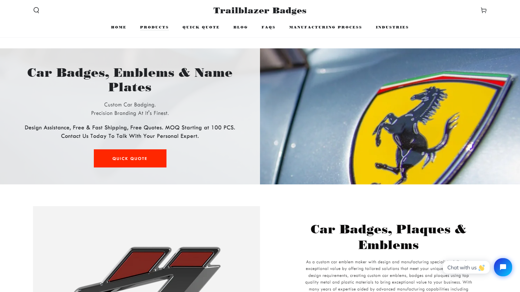 Trailblazer Badges - Car Emblem Manufacturer