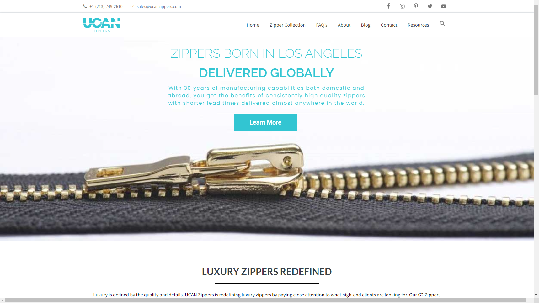 UCAN Zippers USA - Zipper Manufacturer