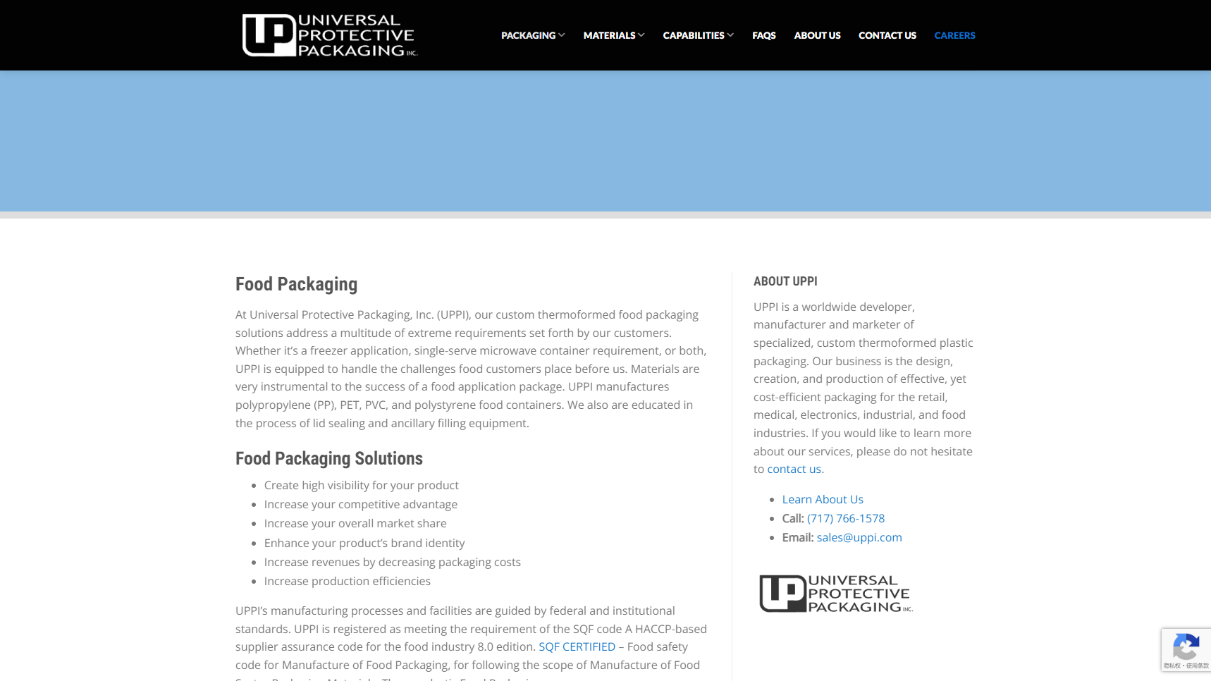 Unique Packaging Solutions (UPPI) - Food Packaging Manufacturer