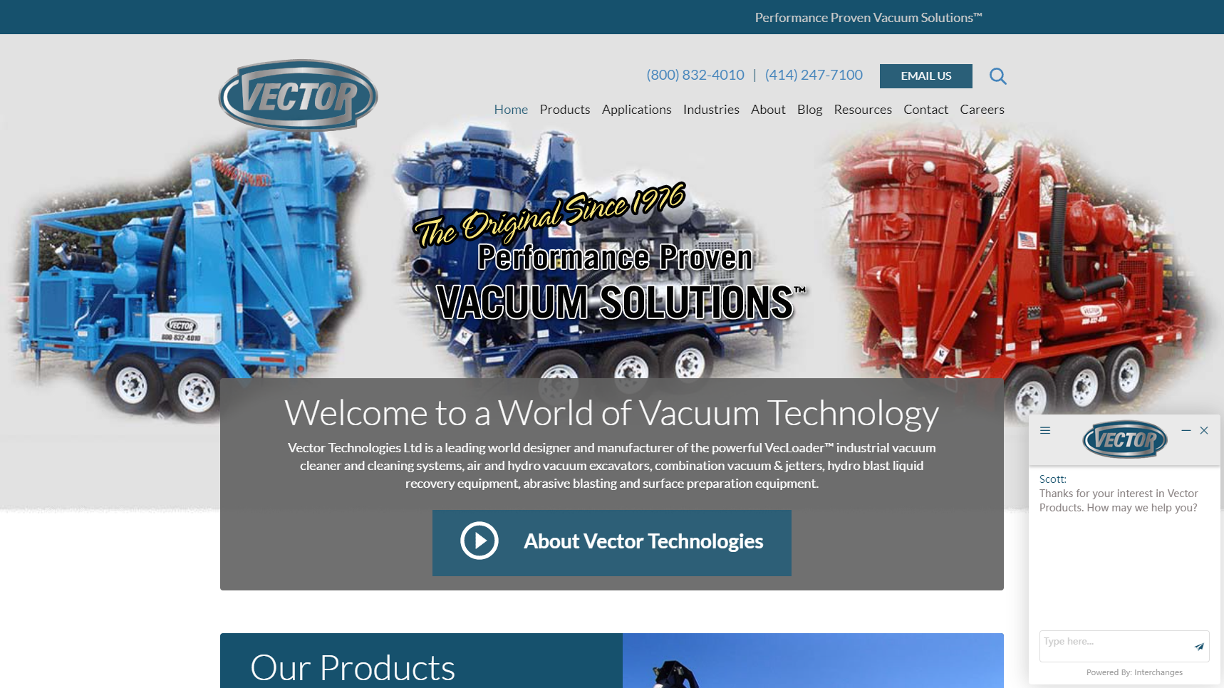 Vector Technologies Ltd - Vacuum Cleaner Manufacturer