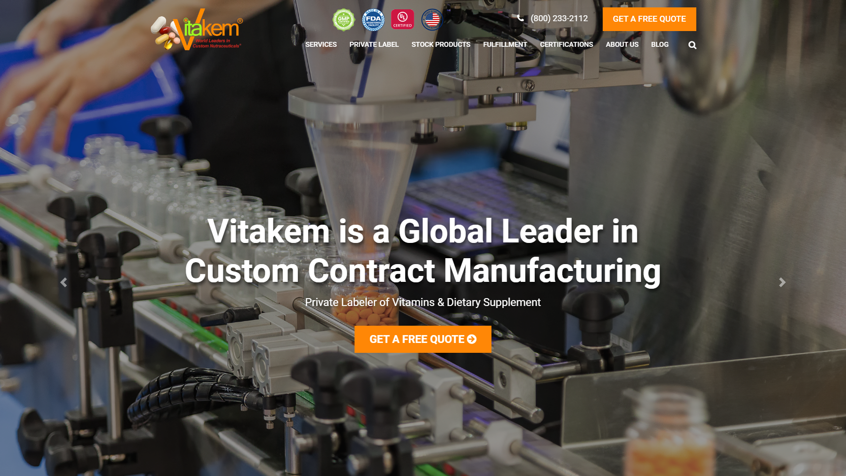Vitakem Nutraceutical Inc. - Liquid Supplement Manufacturer