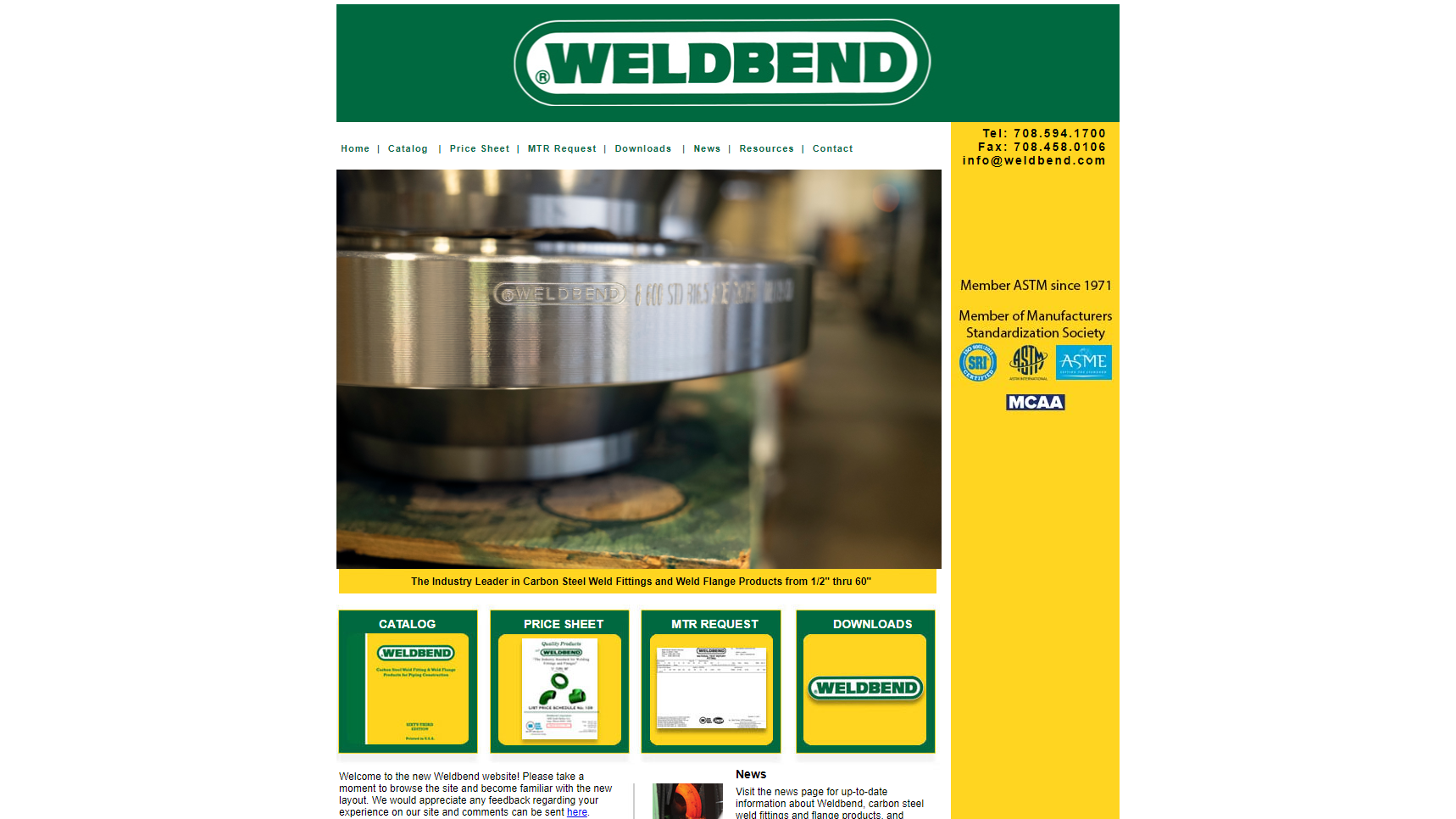 Weldbend Corporation - Flange Manufacturer