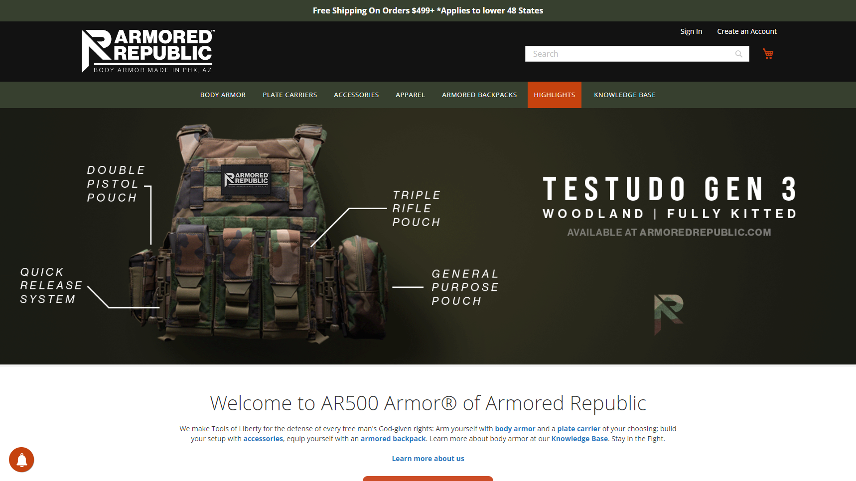 AR500 Armor - Body Armor Manufacturer