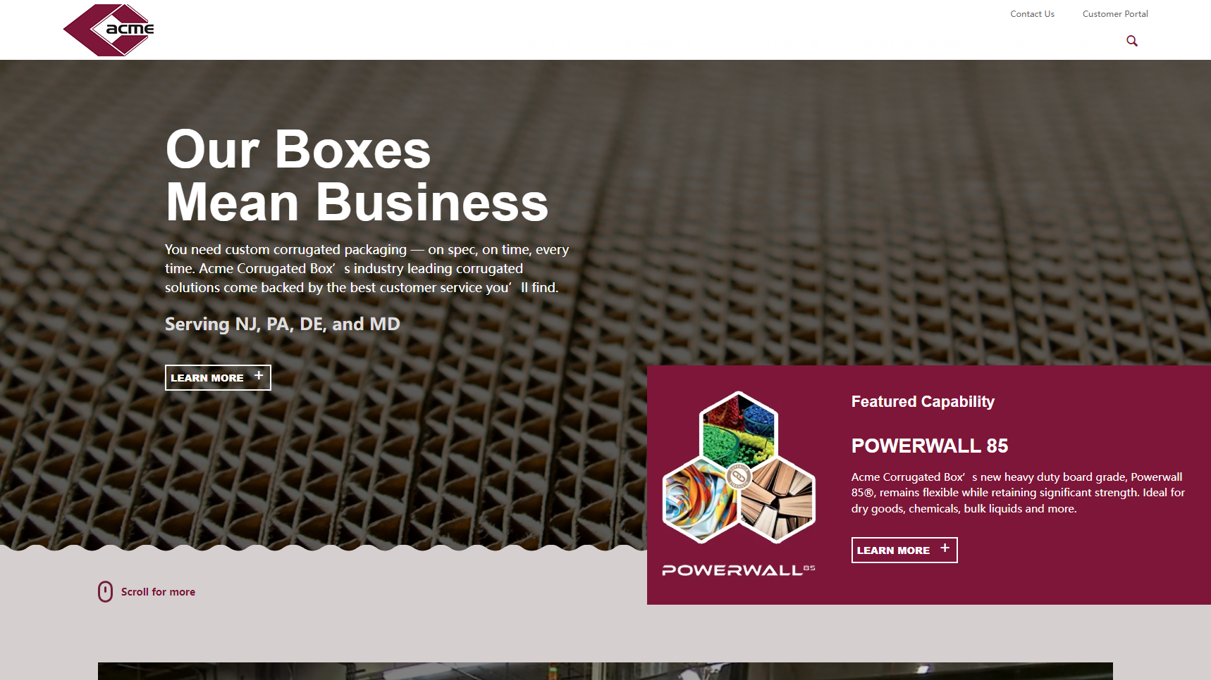 Acme Corrugated Box - Box Manufacturer