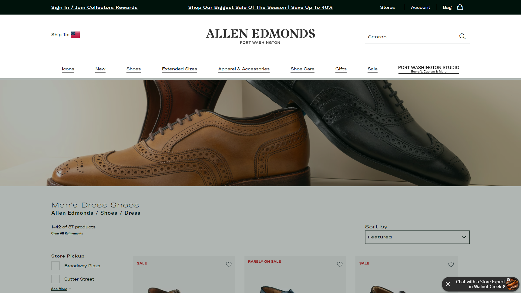 Allen Edmonds - Dress Shoe Manufacturer
