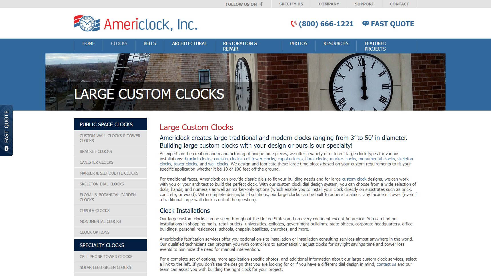 Americlock - Clock Manufacturer