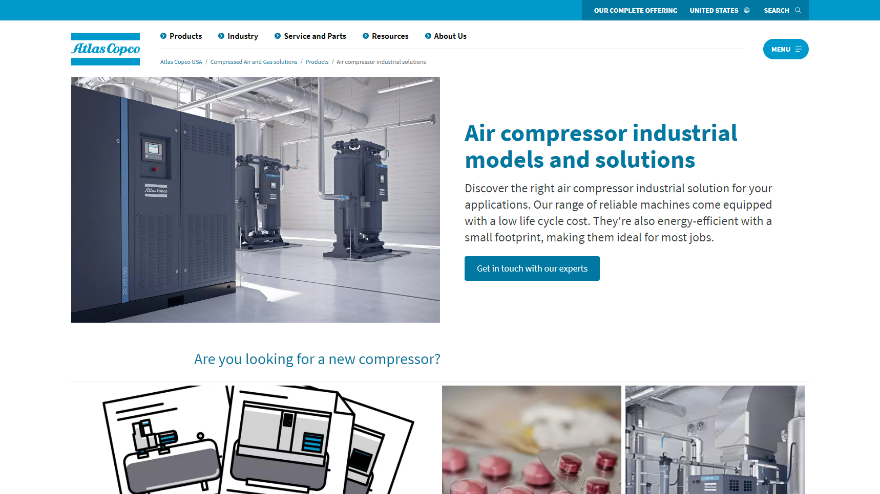 Atlas Copco - Compressor Manufacturer