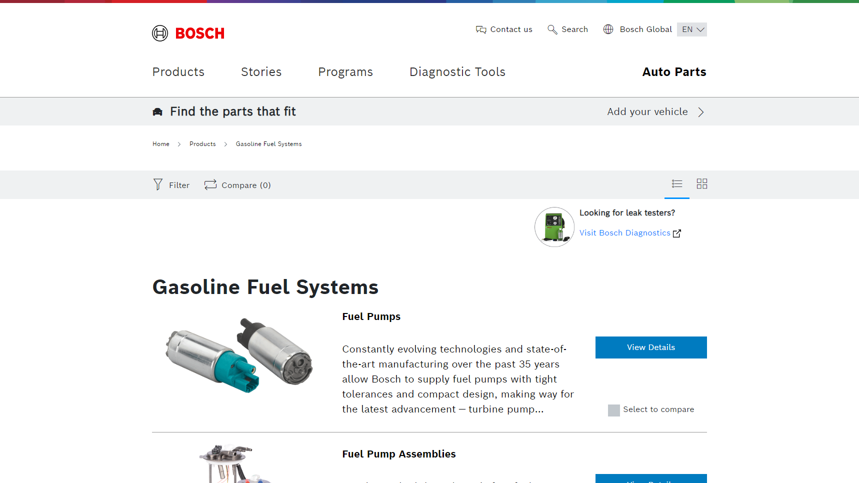 Bosch - Fuel Pump Manufacturer