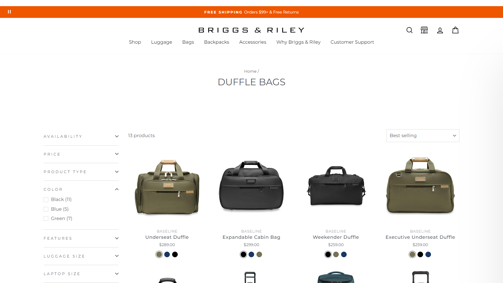 Briggs & Riley - Duffel Bag Manufacturer