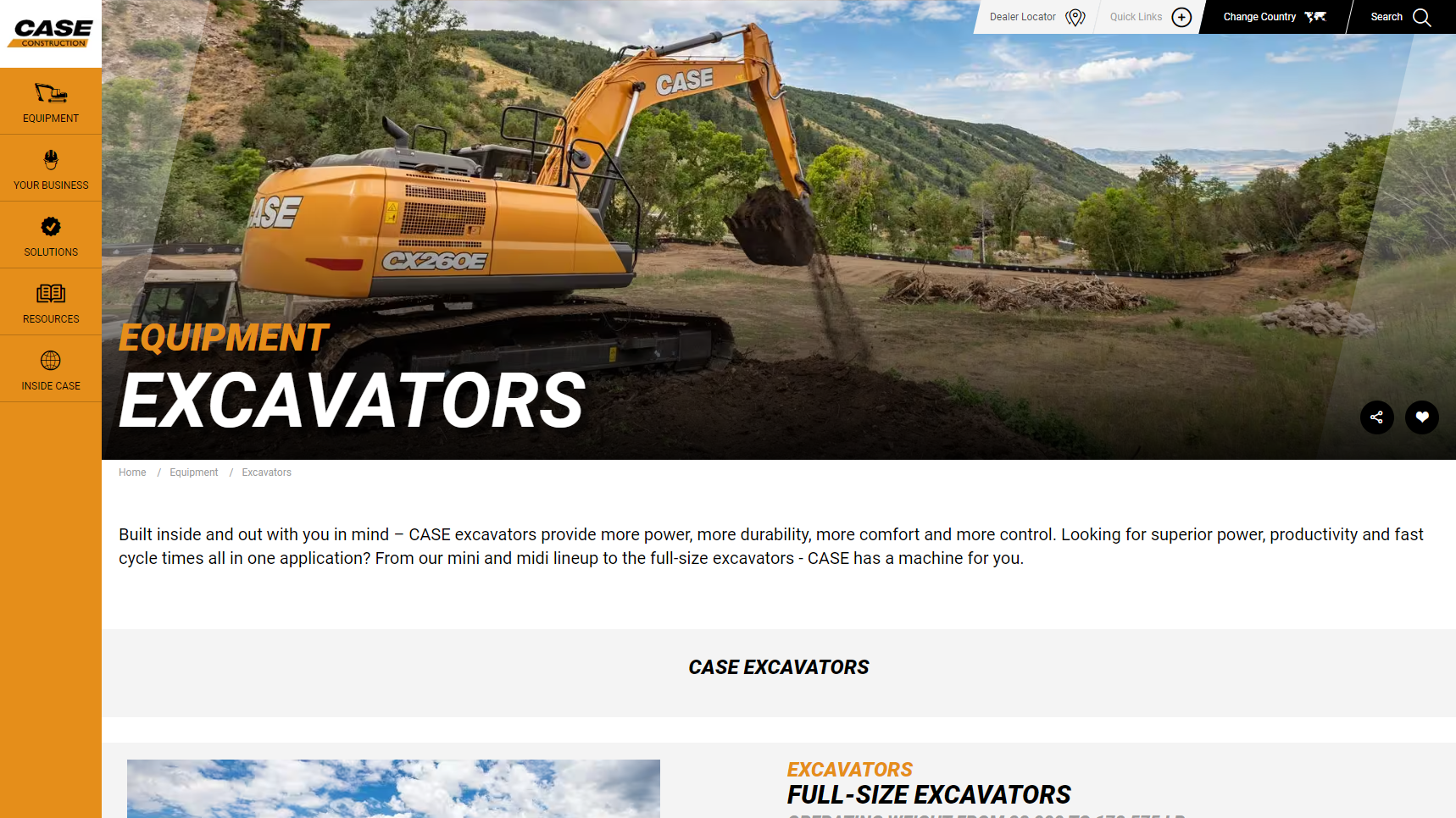 CASE Construction Equipment - Earthmoving Equipment Manufacturer