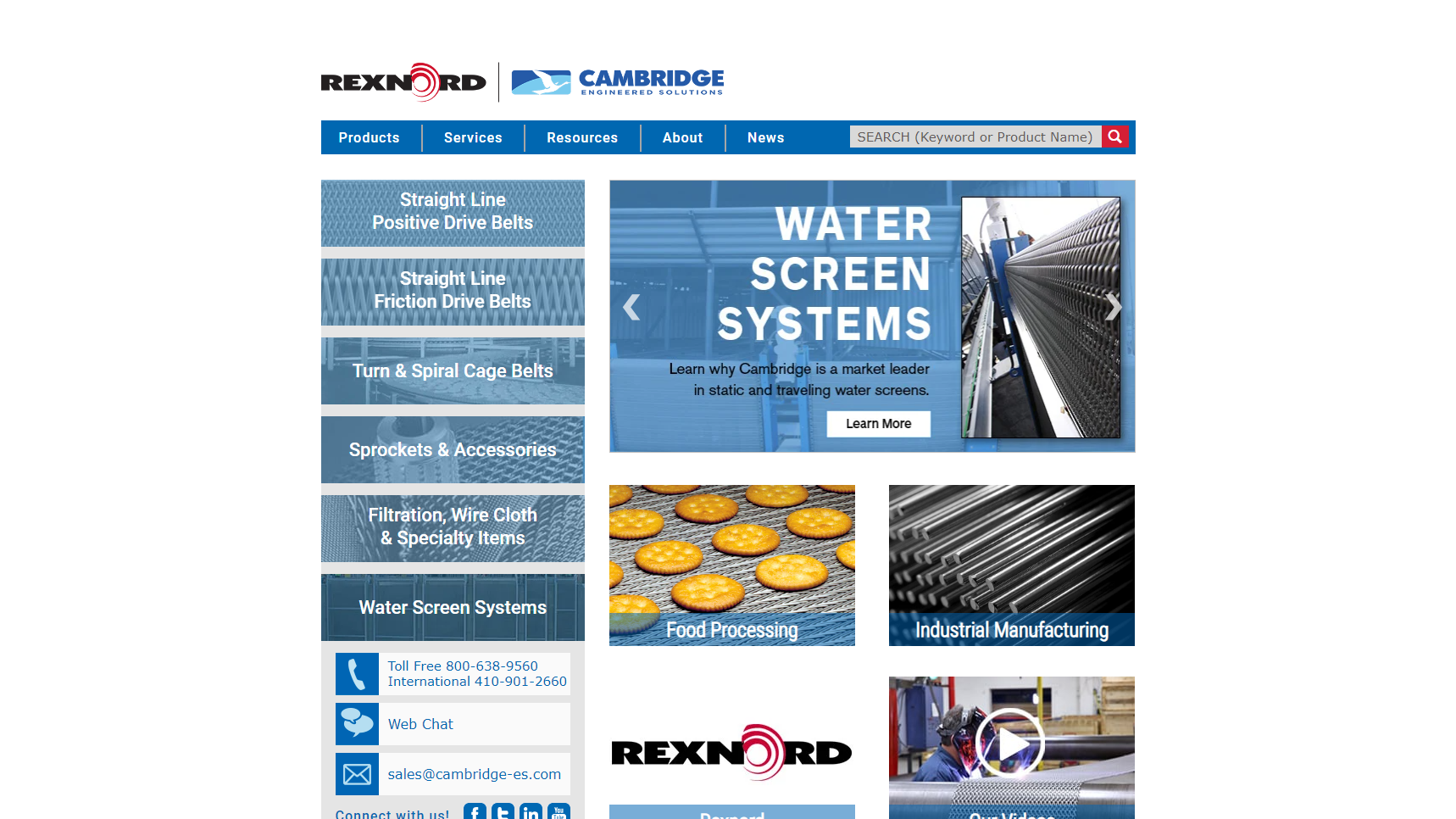 Cambridge Engineered Solutions - Conveyor Belt Manufacturer