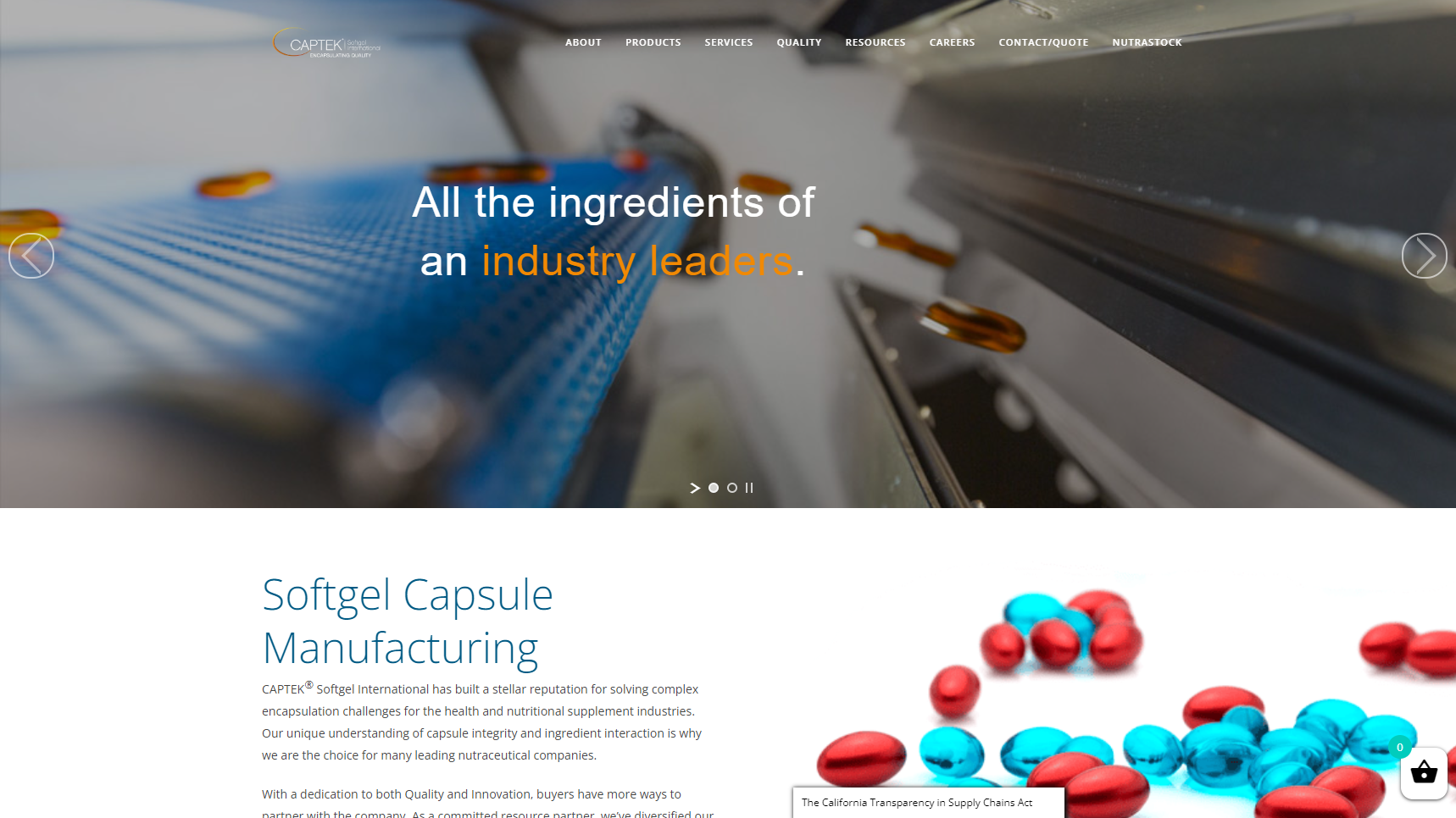 Captek Softgel International - Gummy Manufacturer