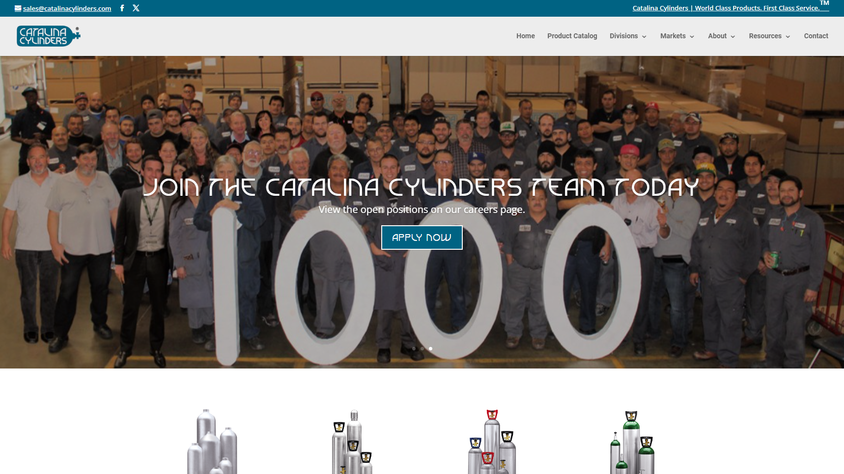 Catalina Cylinders - Gas Cylinder Manufacturer
