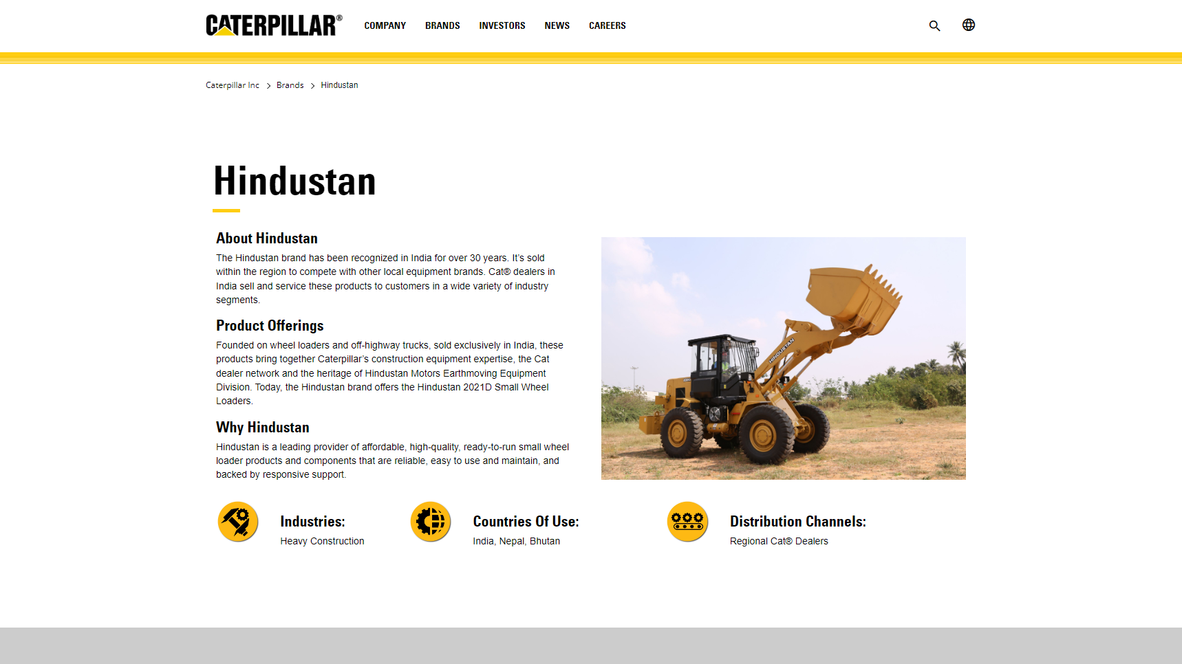 Caterpillar - Earthmoving Equipment Manufacturer