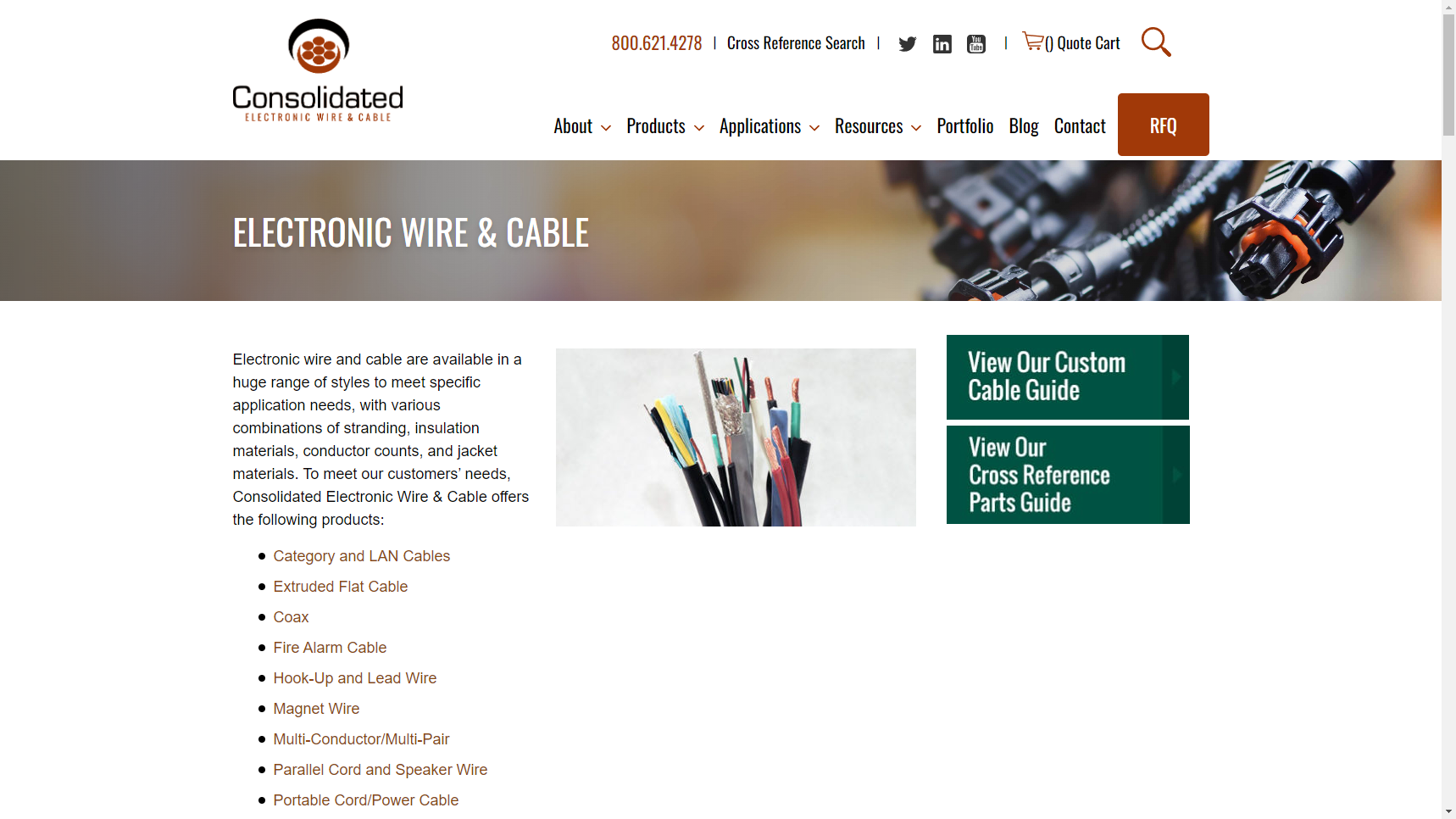 Consolidated Electronic Wire & Cable - Coaxial Cable Manufacturer