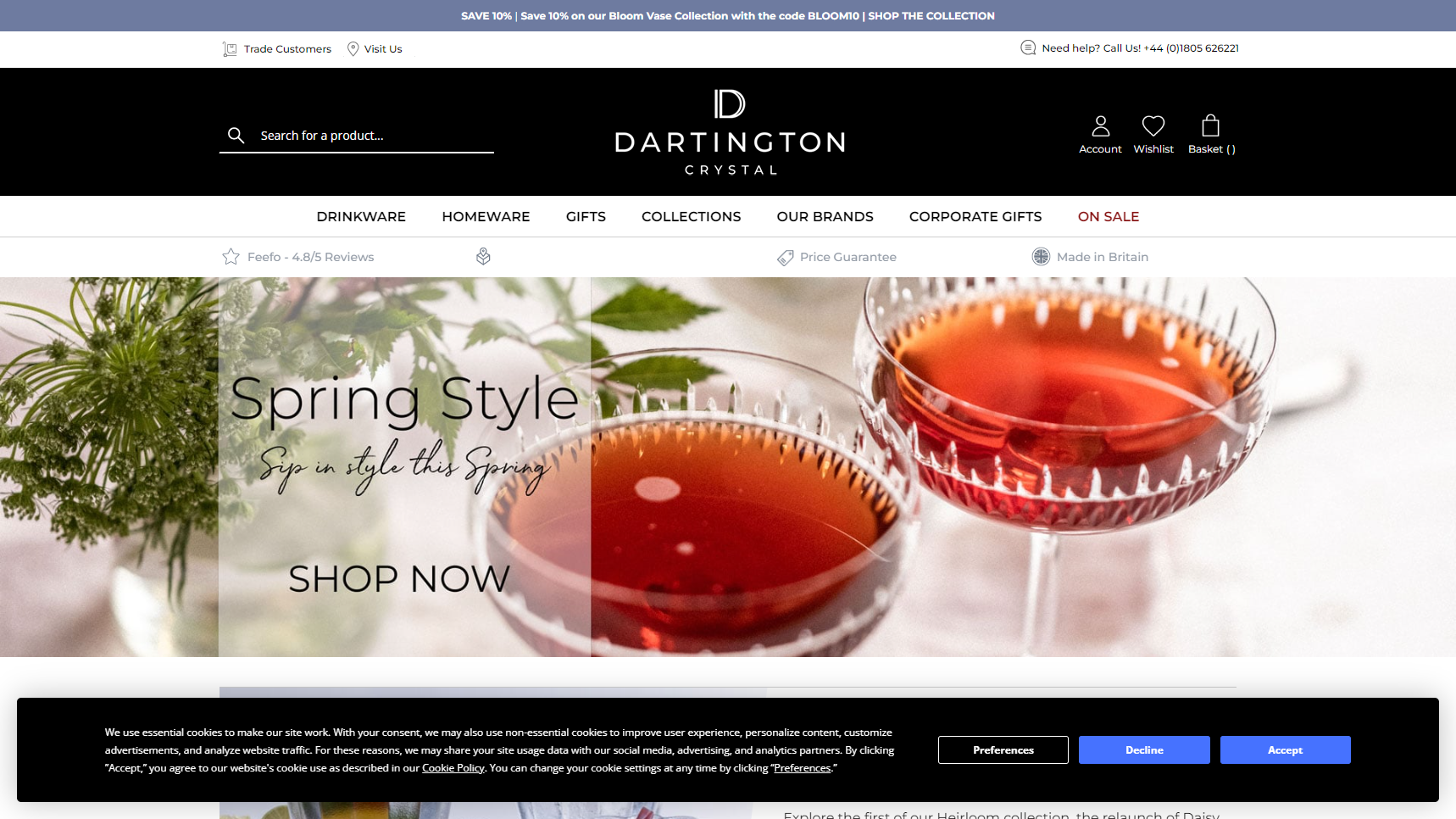 Dartington Crystal - Crystal Glassware Manufacturer