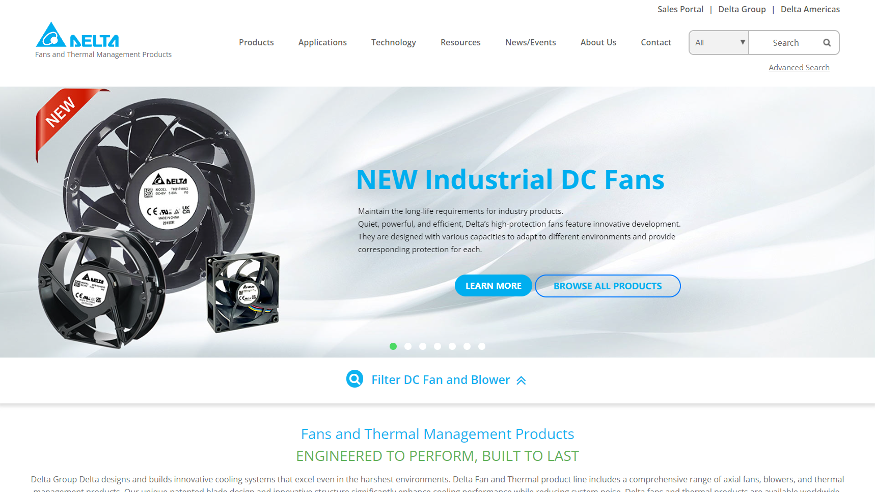 Delta Electronics, Inc. - Cooling Fan Manufacturer