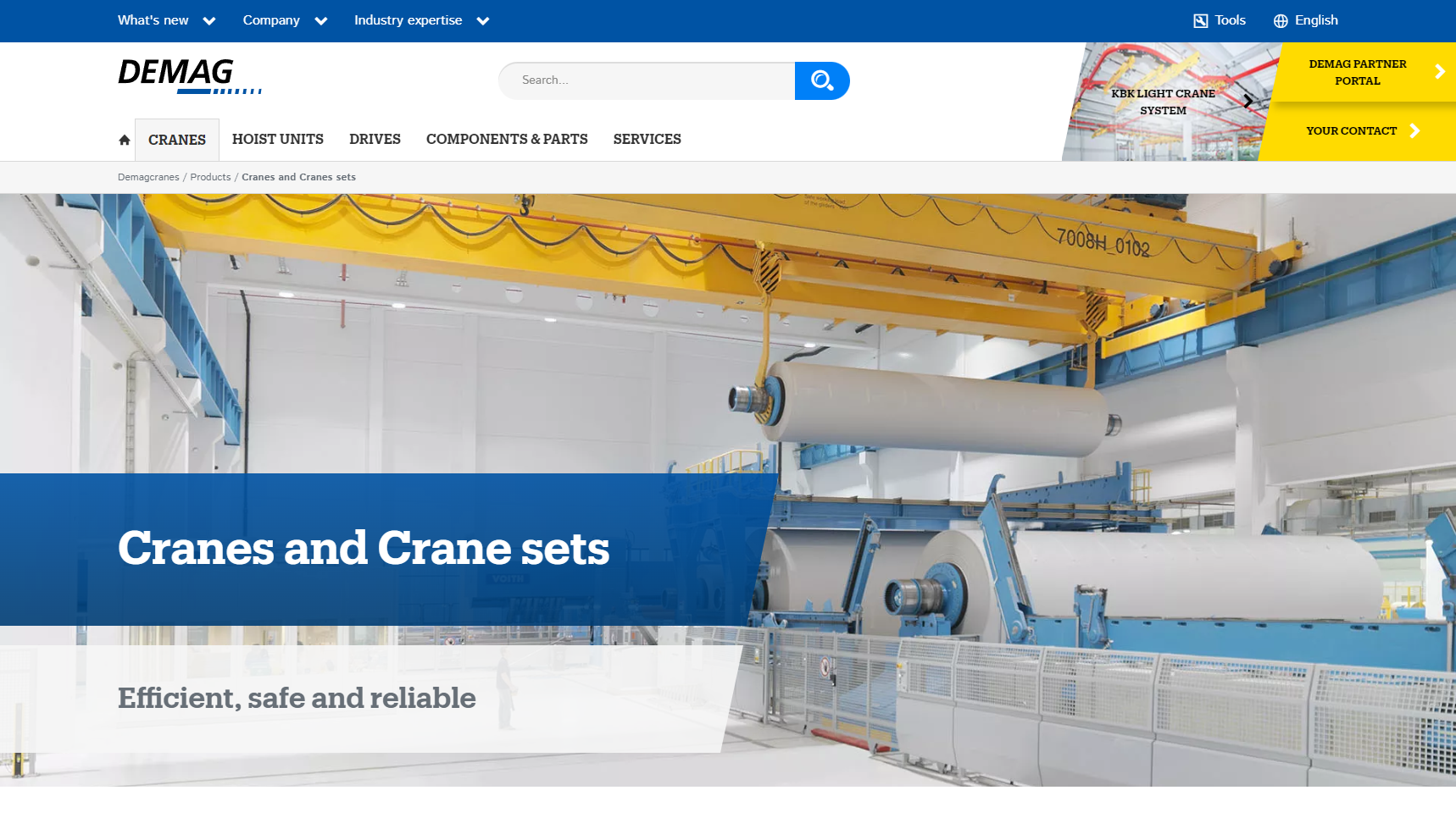 Demag Cranes & Components GmbH - Crane Manufacturer