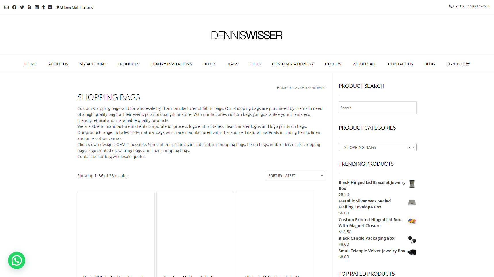 Dennis Wisser - Tote Bag Manufacturer