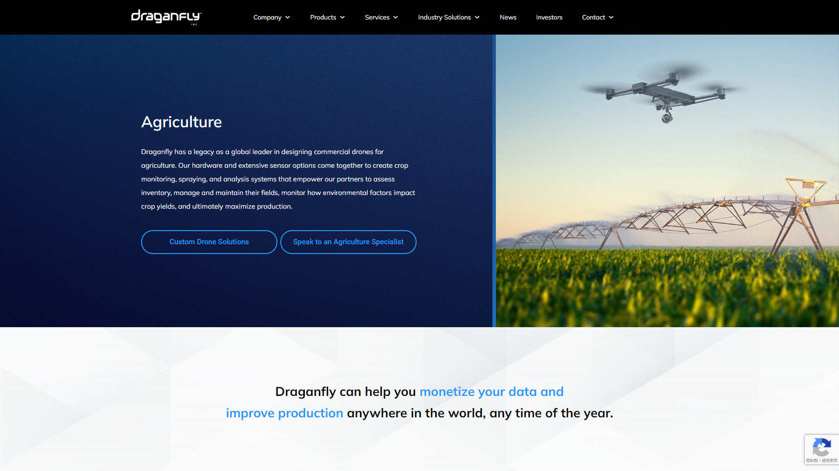 Draganfly - Crop Spraying Drone Manufacturer