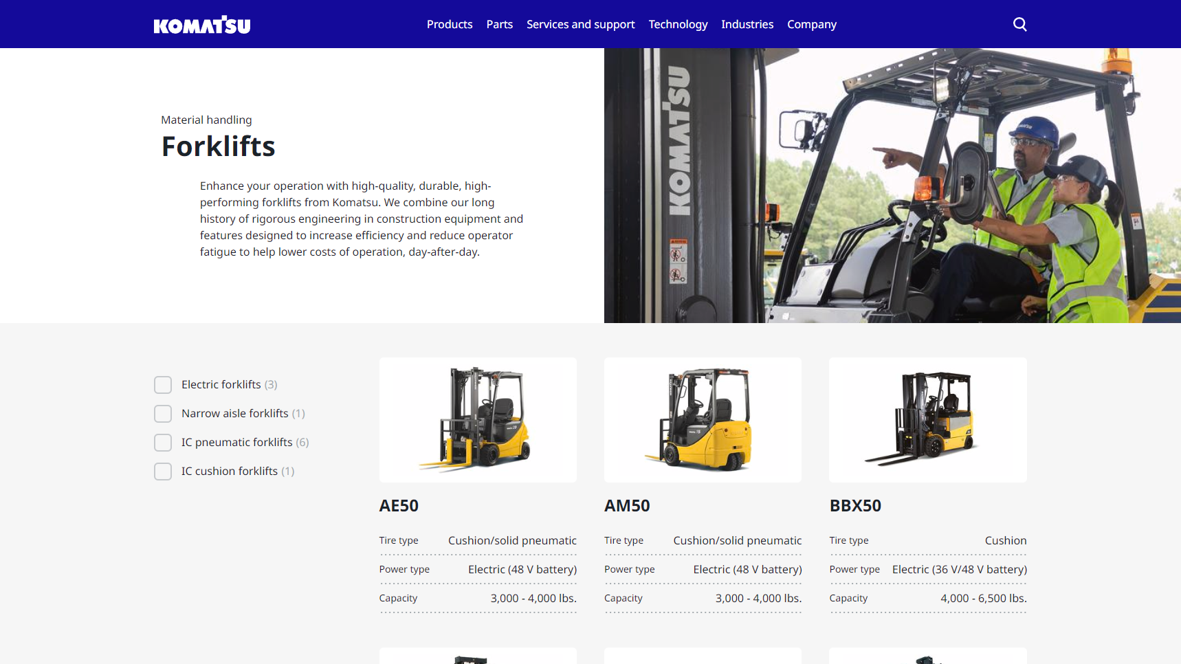 EP Equipment - Forklift Manufacturer