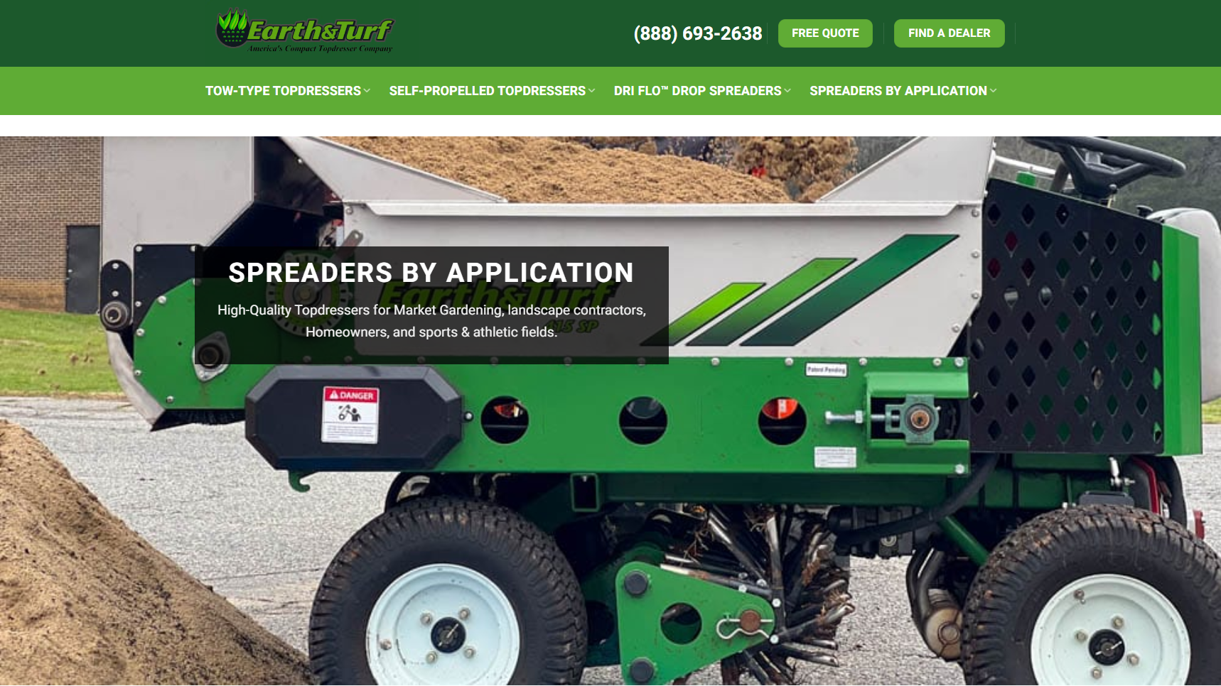 Earth & Turf - Fertilizer Spreader Manufacturer