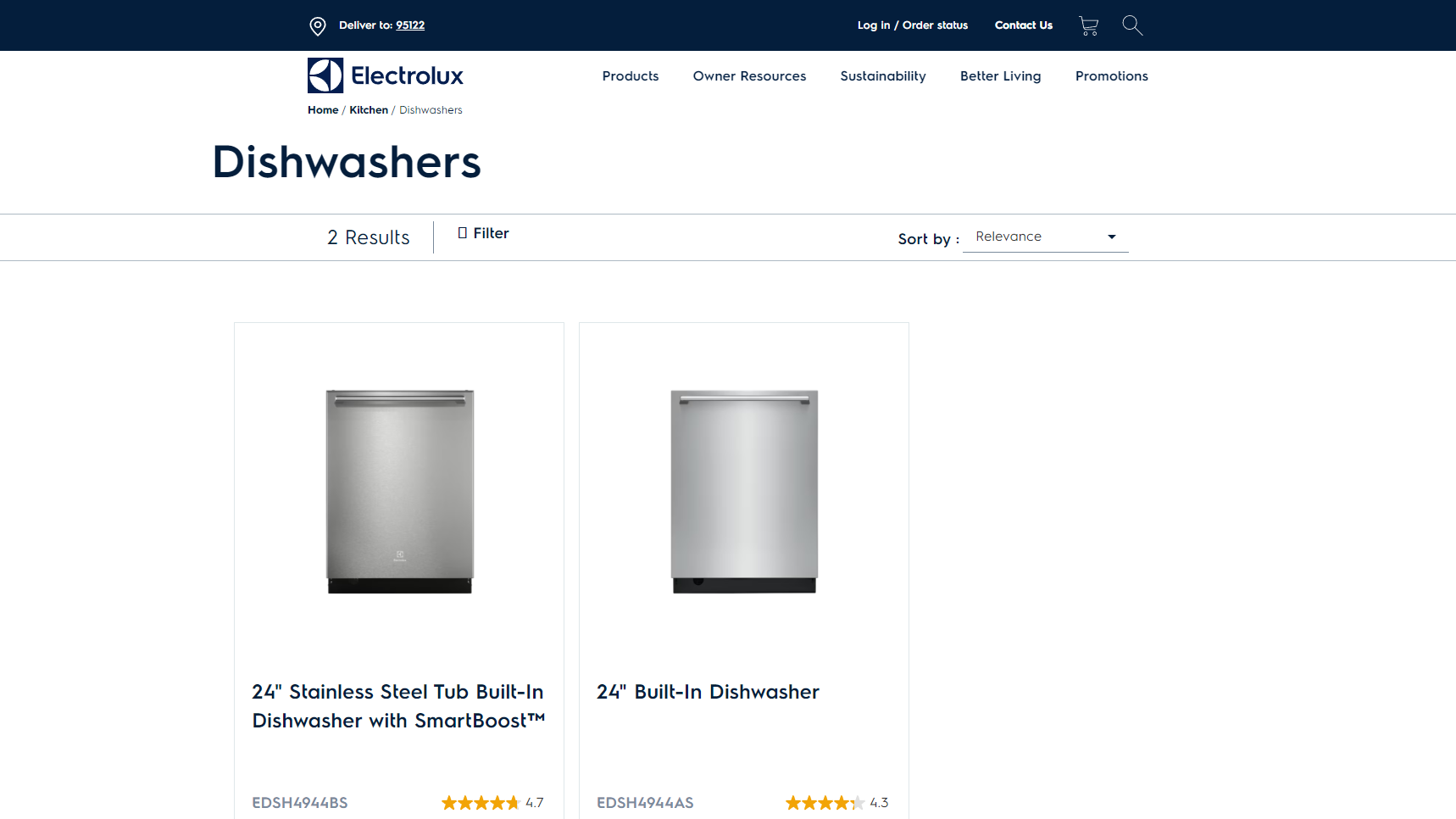 Electrolux - Dishwasher Manufacturer