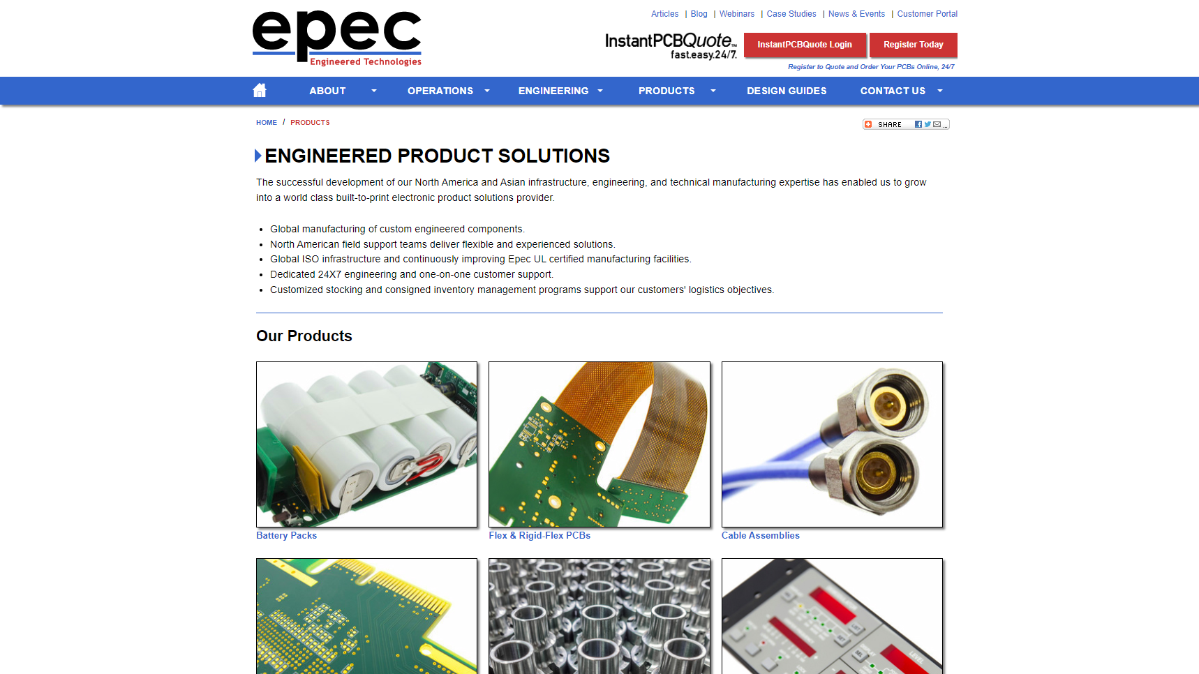 Epec Engineered Technologies - Circuit Board Manufacturer
