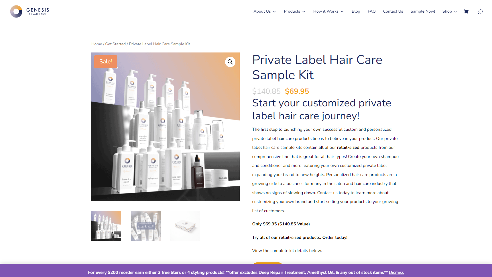 Genesis Private Label - Hair Care Manufacturer