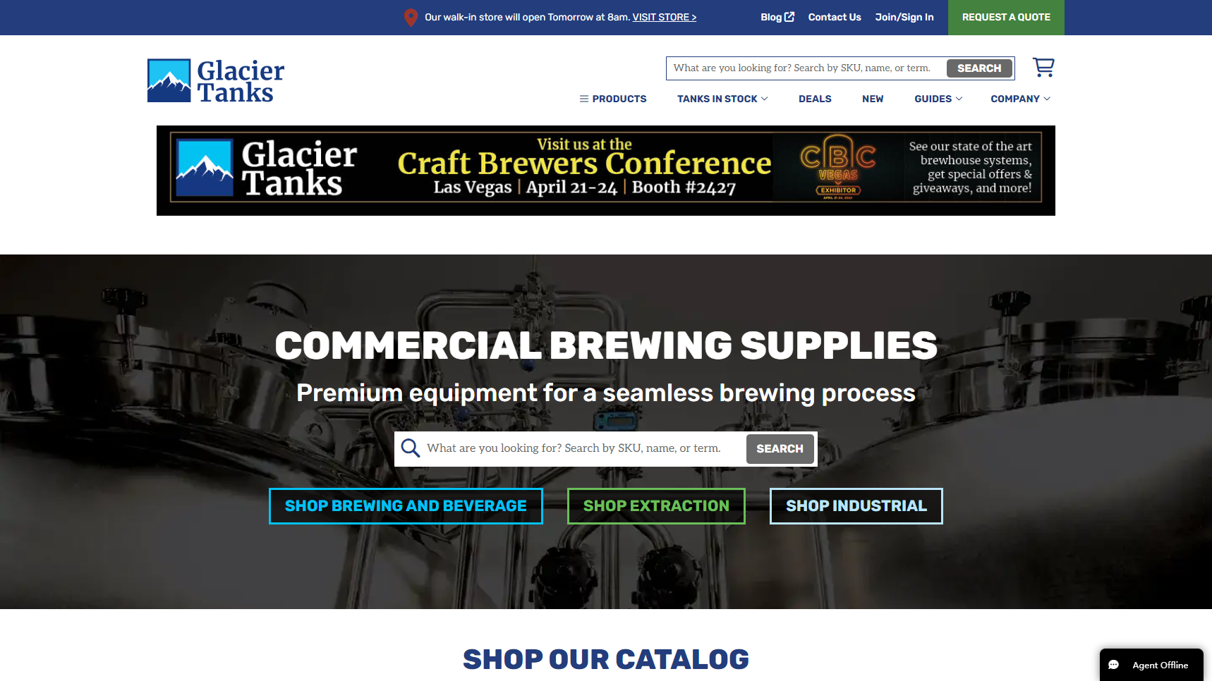 Glacier Tanks - Beer Brewing Equipment Manufacturer