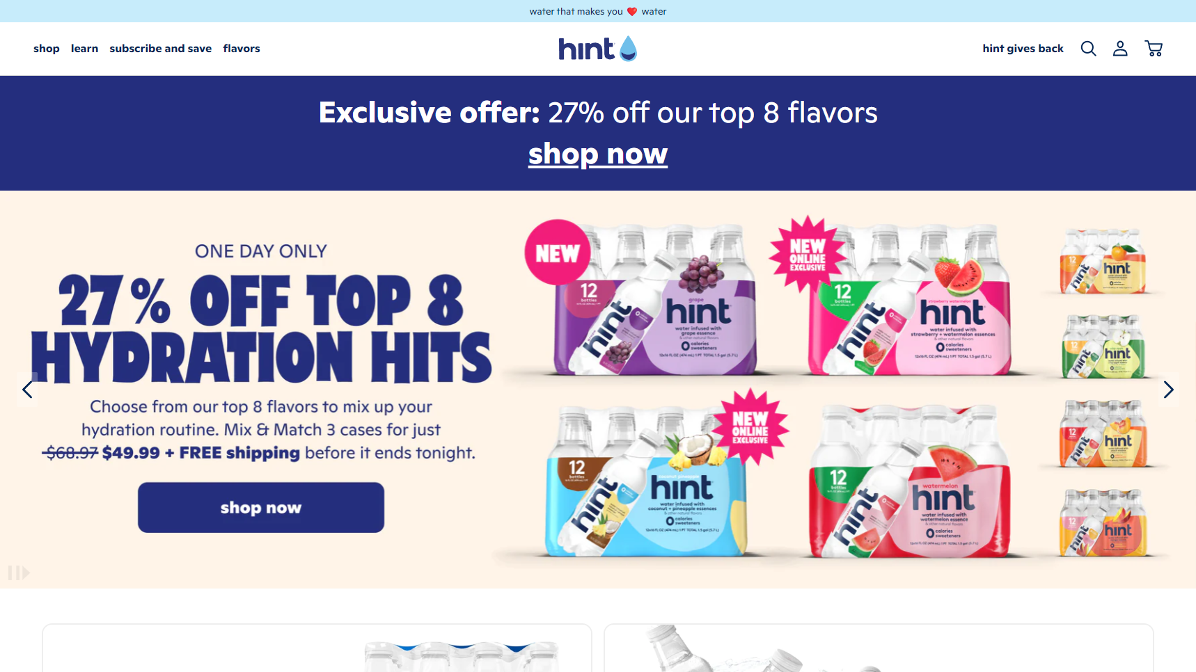 Hint Inc. - Flavored Water Manufacturer