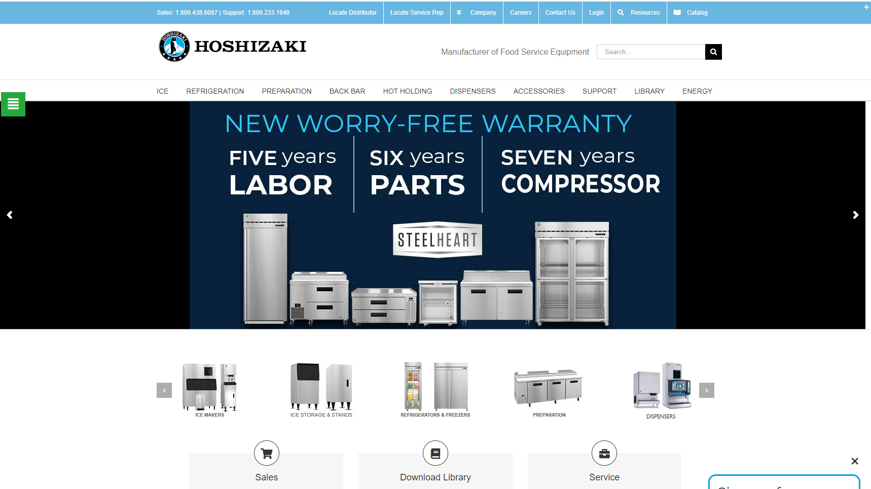 Hoshizaki America - Freezer Manufacturer
