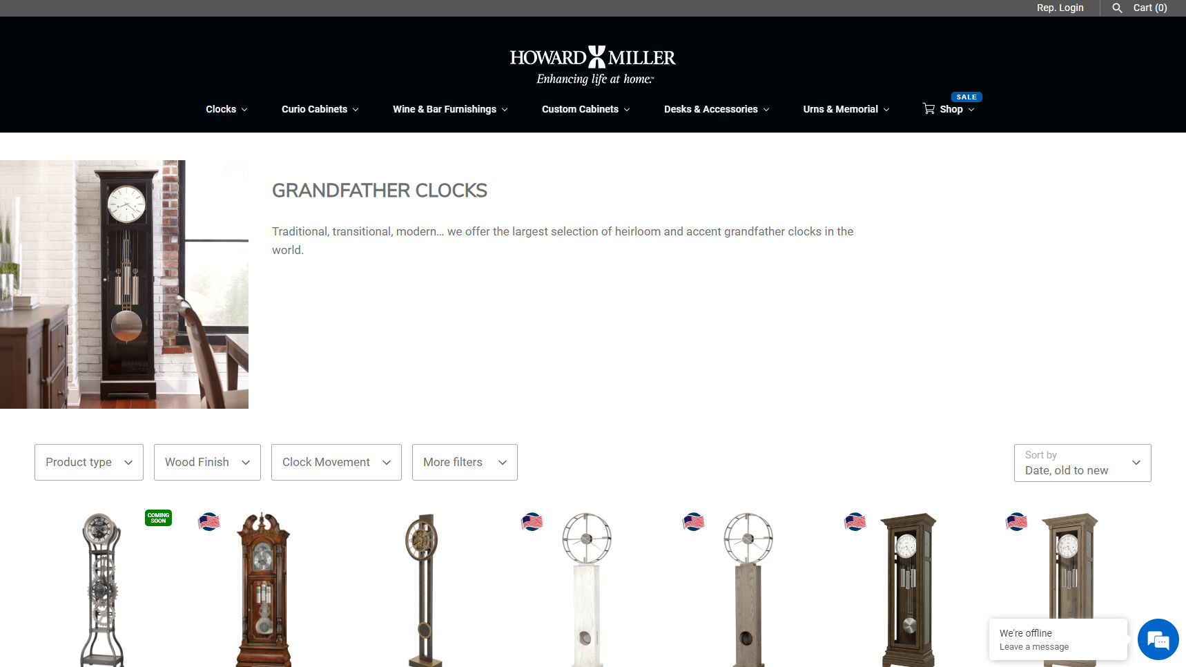 Howard Miller - Clock Manufacturer