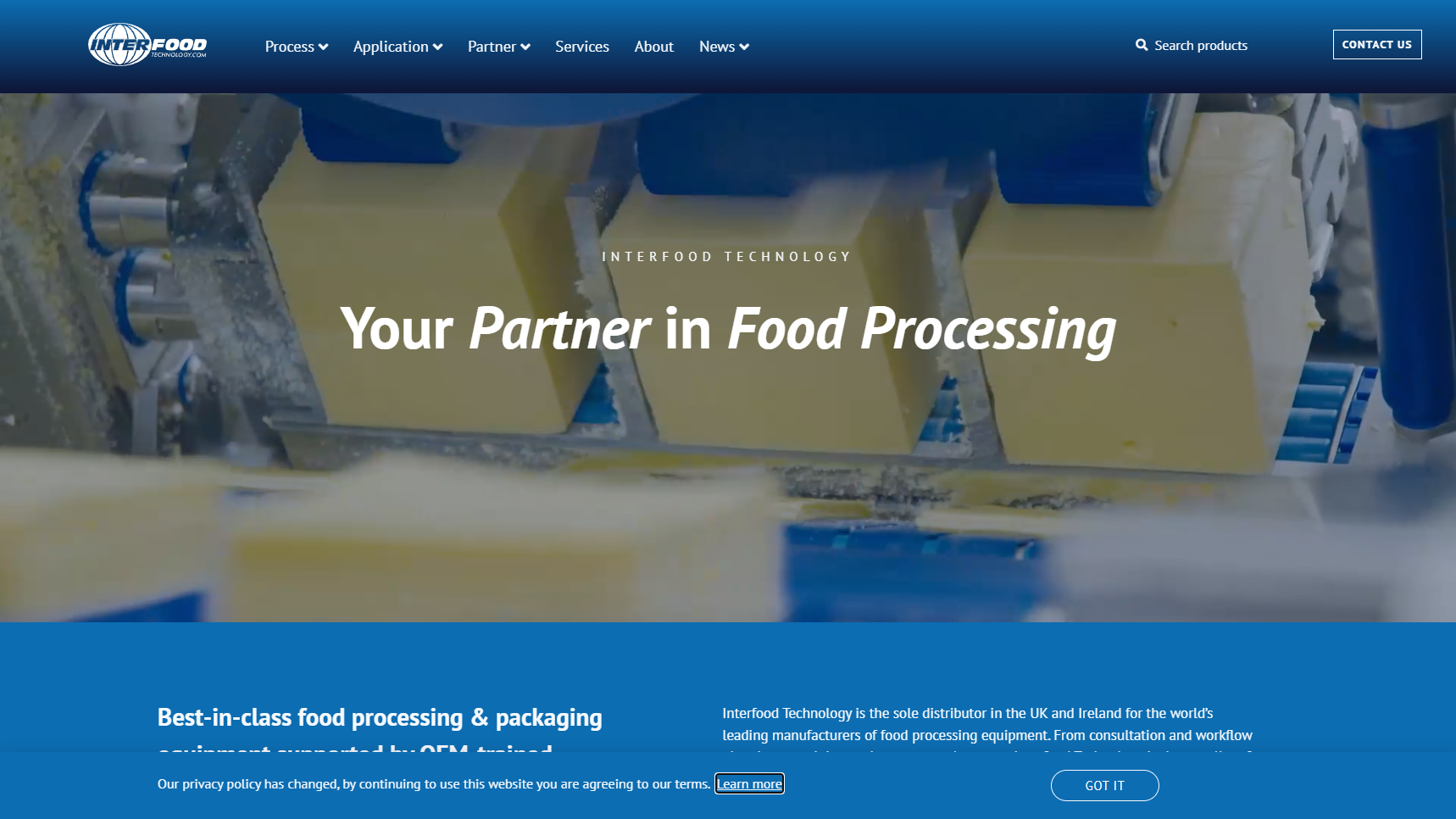 Interfood Technology - Cheese Processing Equipment Manufacturer