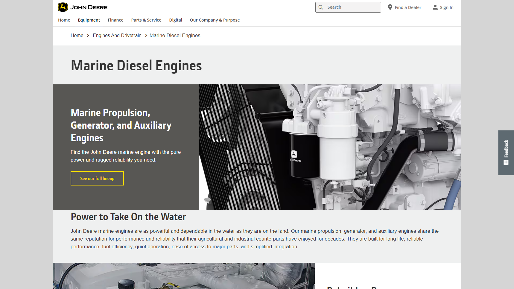 John Deere - Boat Engine Manufacturer