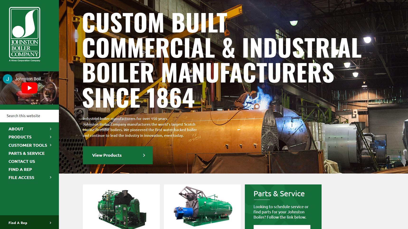 Johnston Boiler - Boiler Manufacturer
