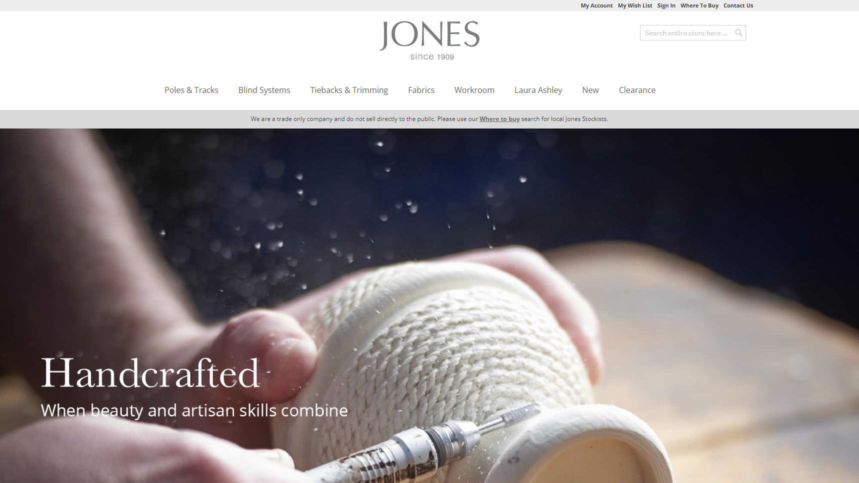 Jones Interiors - Drapery Hardware Manufacturer