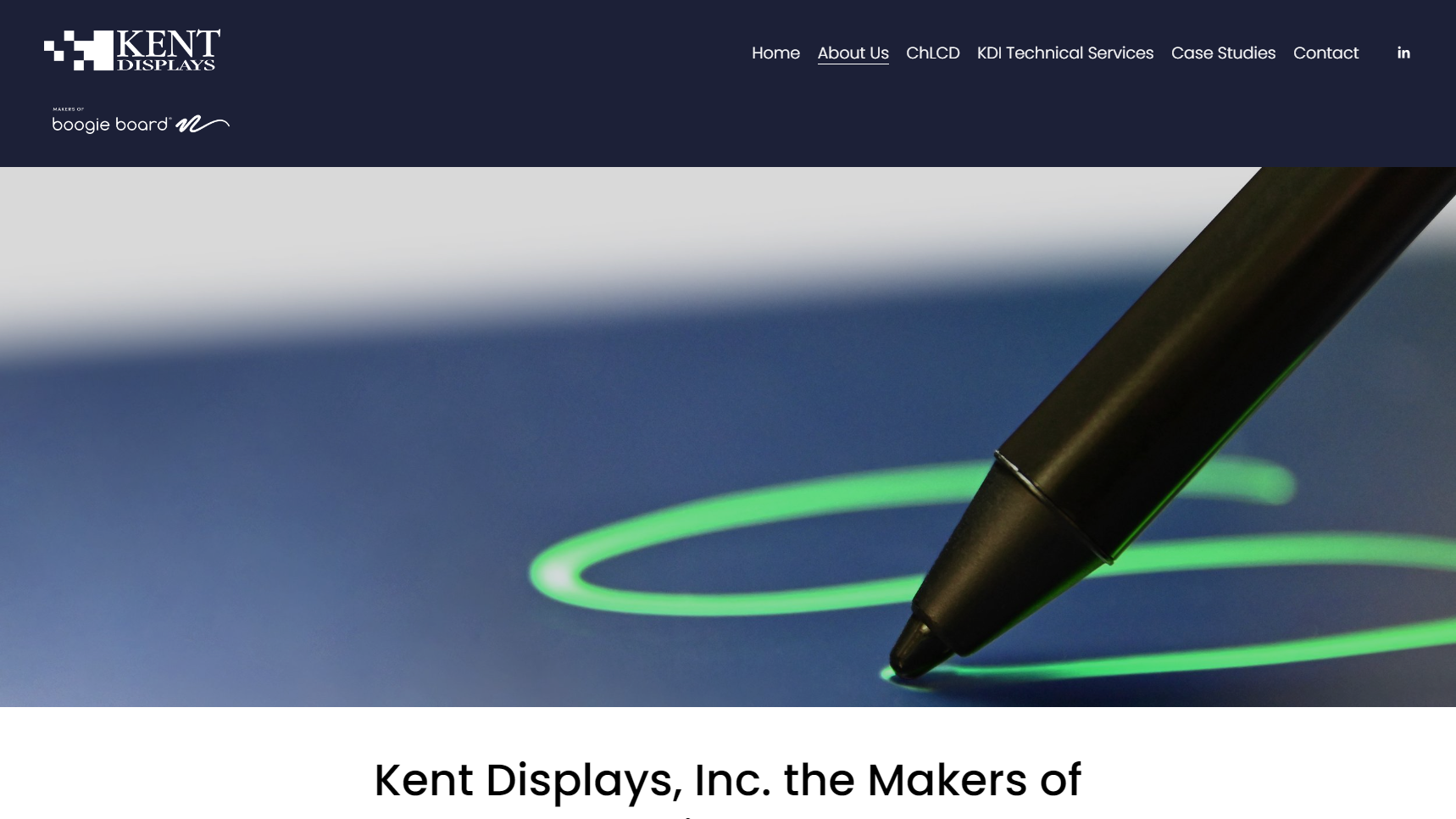 Kent Displays Inc. - Blackboard Manufacturer