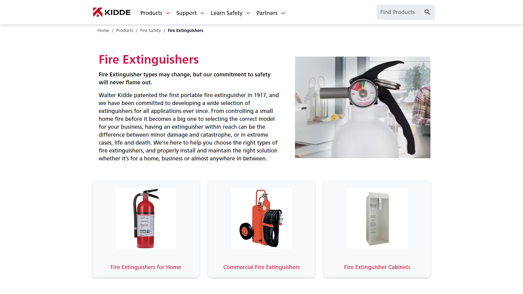 Kidde - Fire Extinguisher Manufacturer
