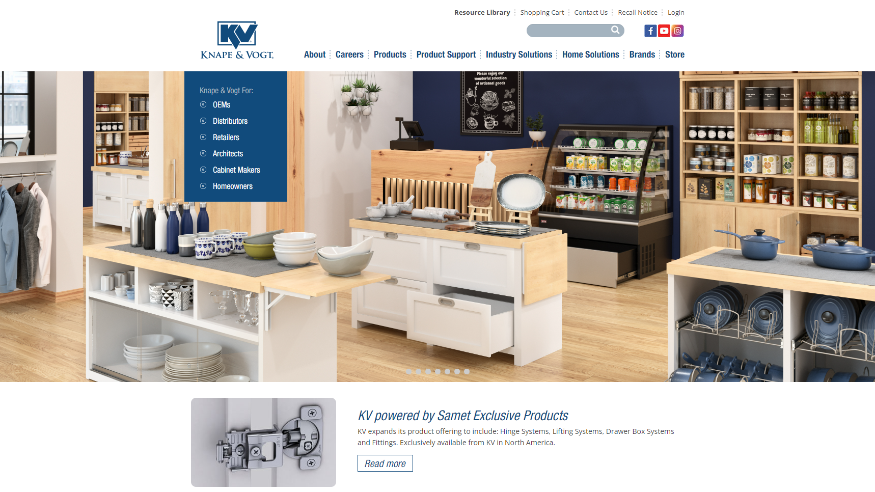 Knape & Vogt - Furniture Hardware Manufacturer