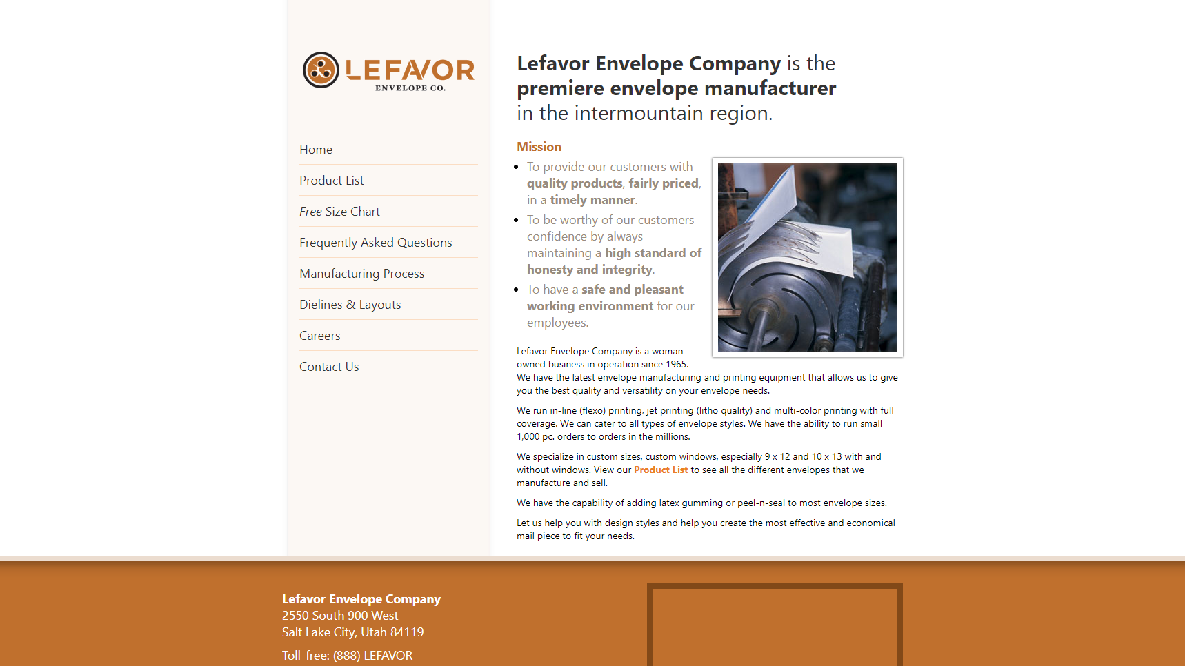 Le Favor Envelope Company - Envelope Manufacturer