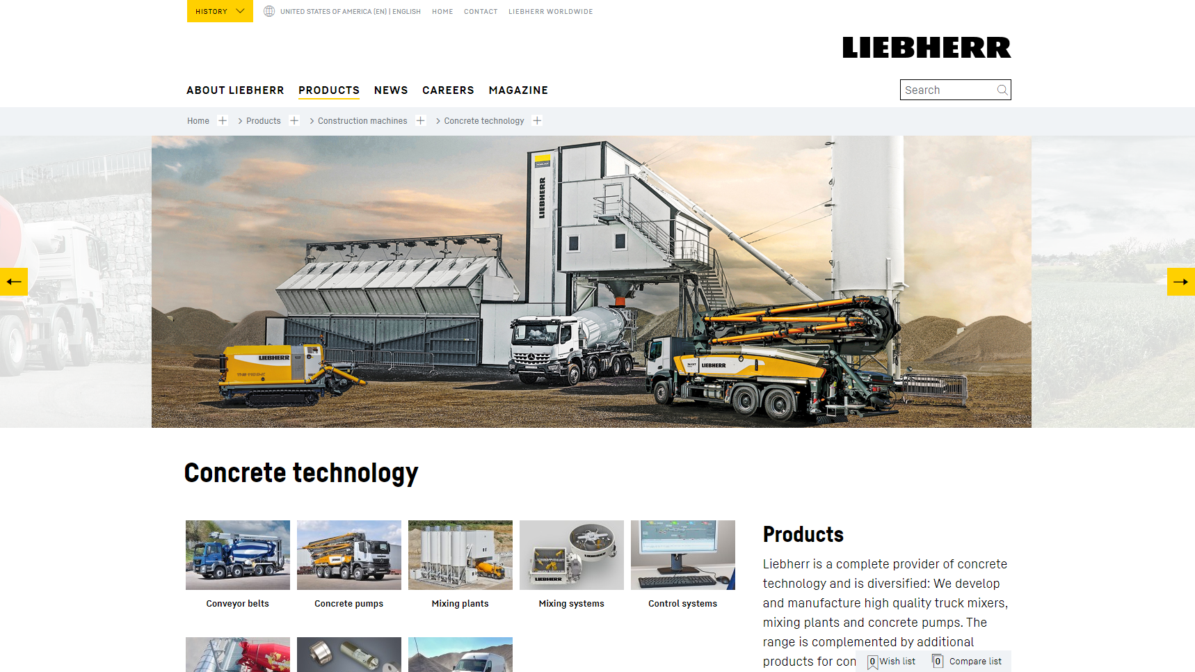 Liebherr - Concrete Mixer Manufacturer