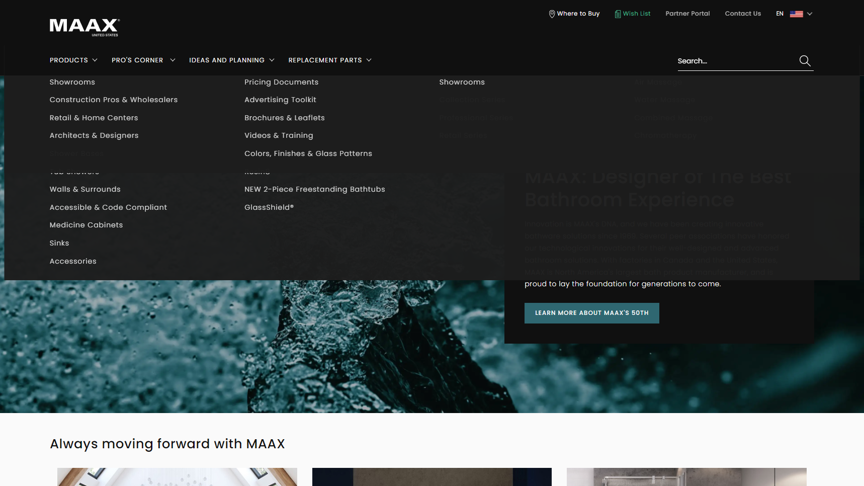 MAAX - Frameless Shower Door Manufacturer